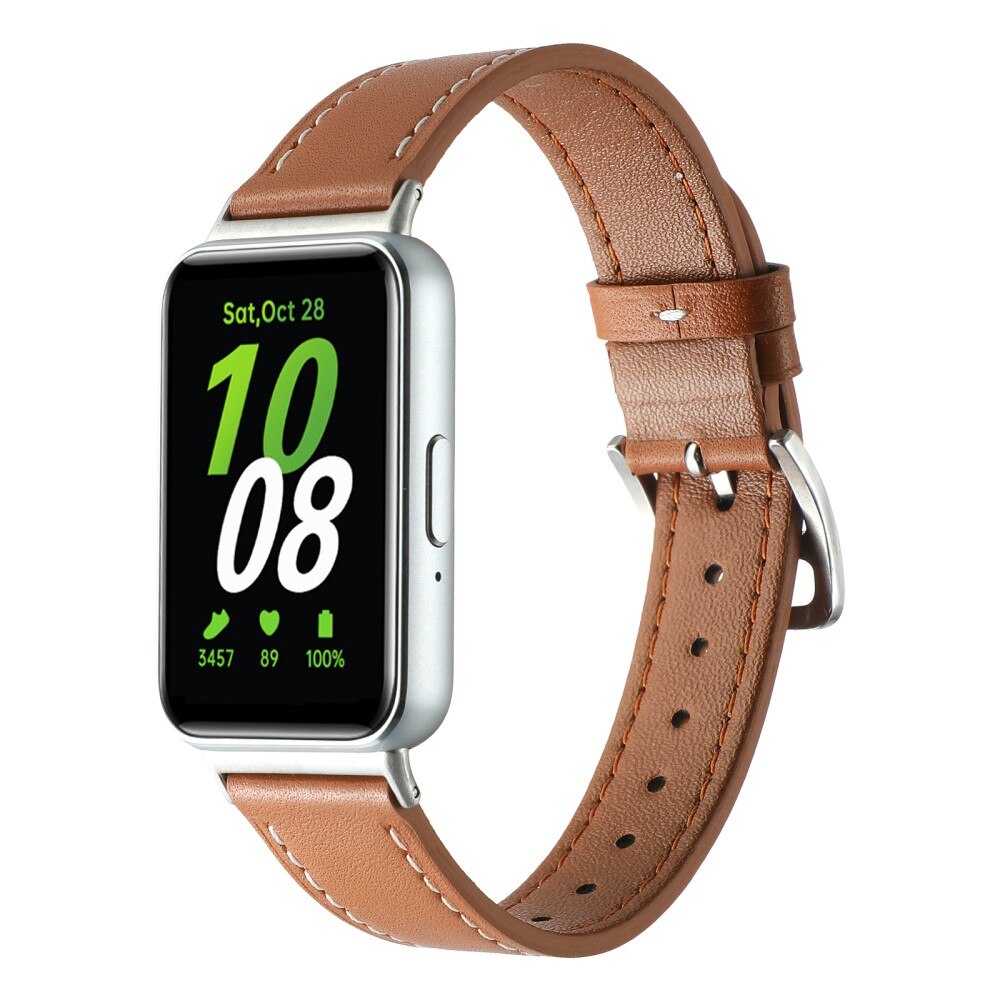 Läderarmband Samsung Galaxy Fit 3 Brun