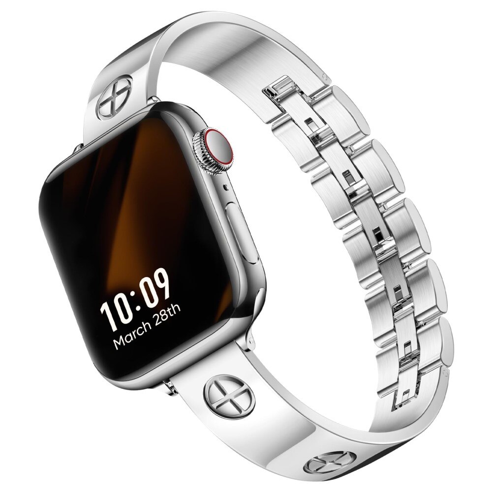 Bangle Cross Bracelet Apple Watch SE 40mm silver