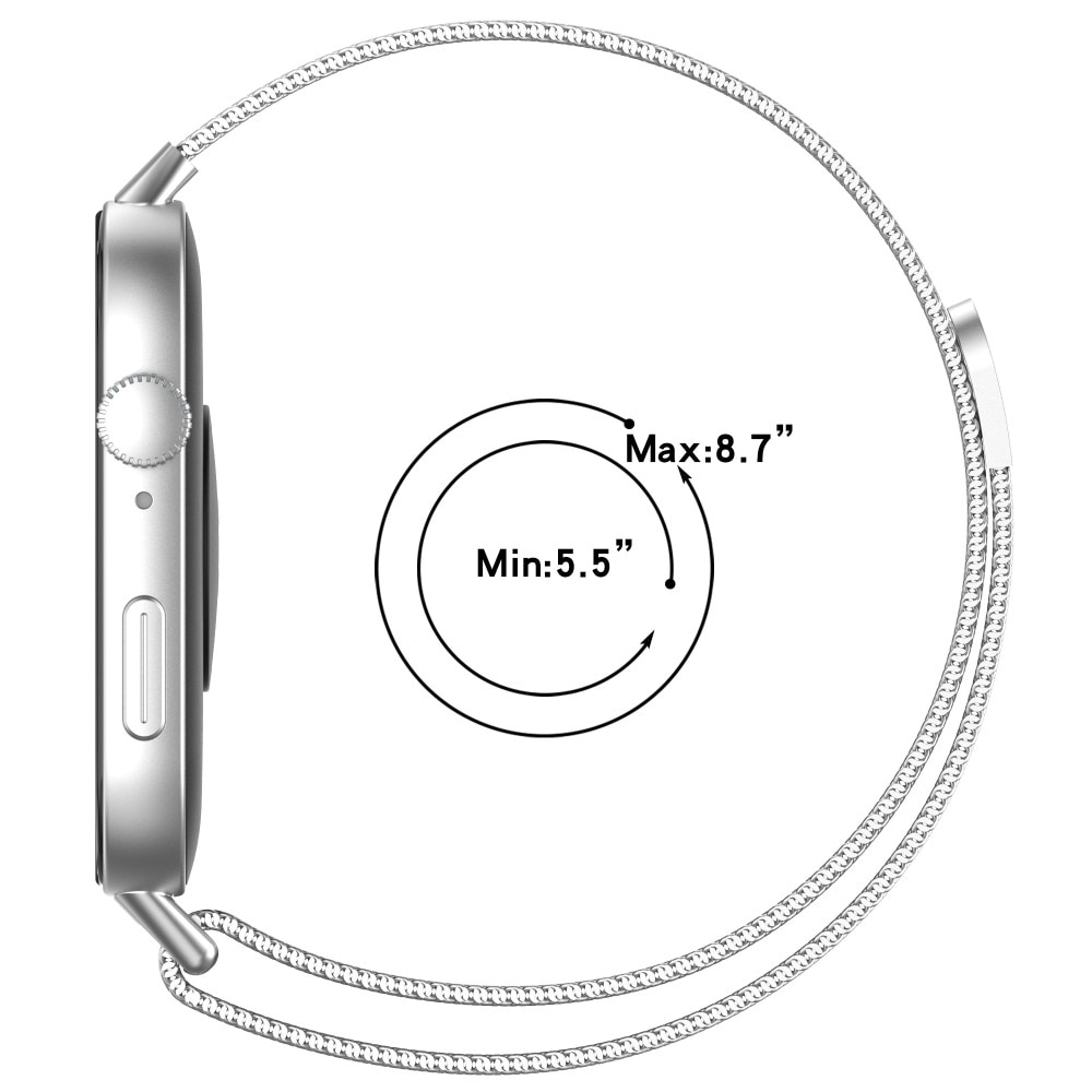 Armband Milanese Huawei Watch Fit 4 Pro Svart