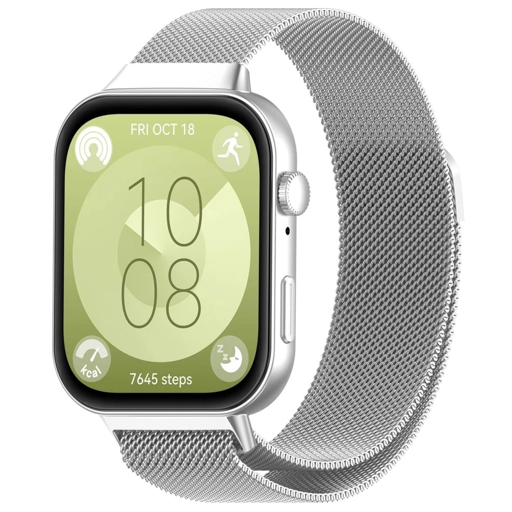 Armband Milanese Huawei Watch Fit 4 Silver