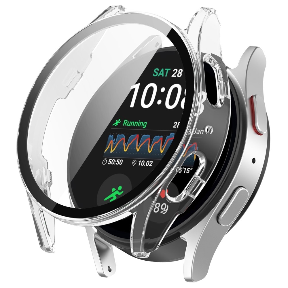 Full Cover Case Samsung Galaxy Watch 7 40mm Genomskinlig