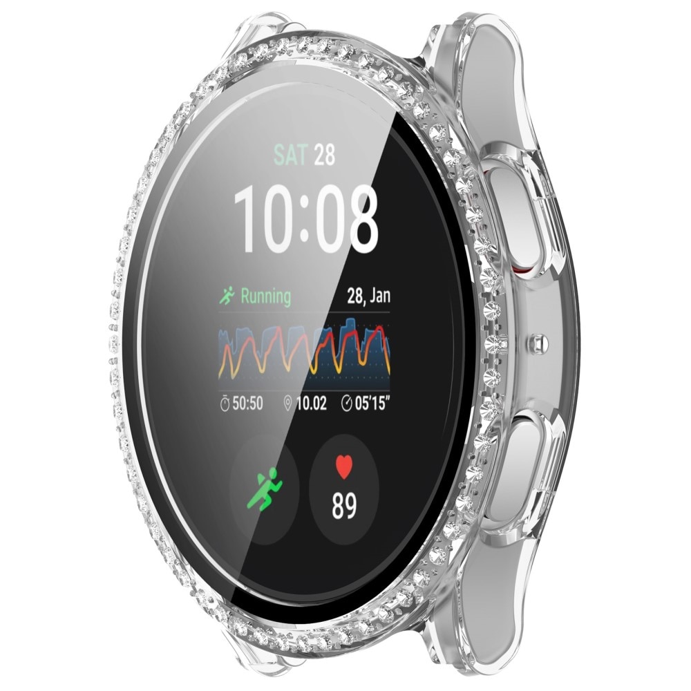 Full Cover Case Rhinestone Samsung Galaxy Watch 7 40mm Genomskinlig