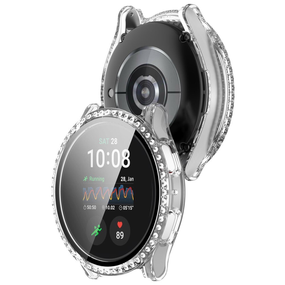 Full Cover Case Rhinestone Samsung Galaxy Watch 7 40mm Genomskinlig