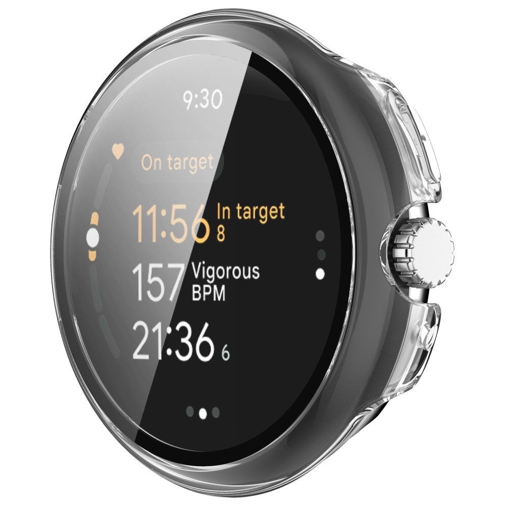 Full Cover Case Google Pixel Watch 3 45mm Genomskinlig