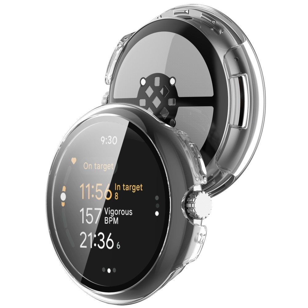 Full Cover Case Google Pixel Watch 3 45mm Genomskinlig