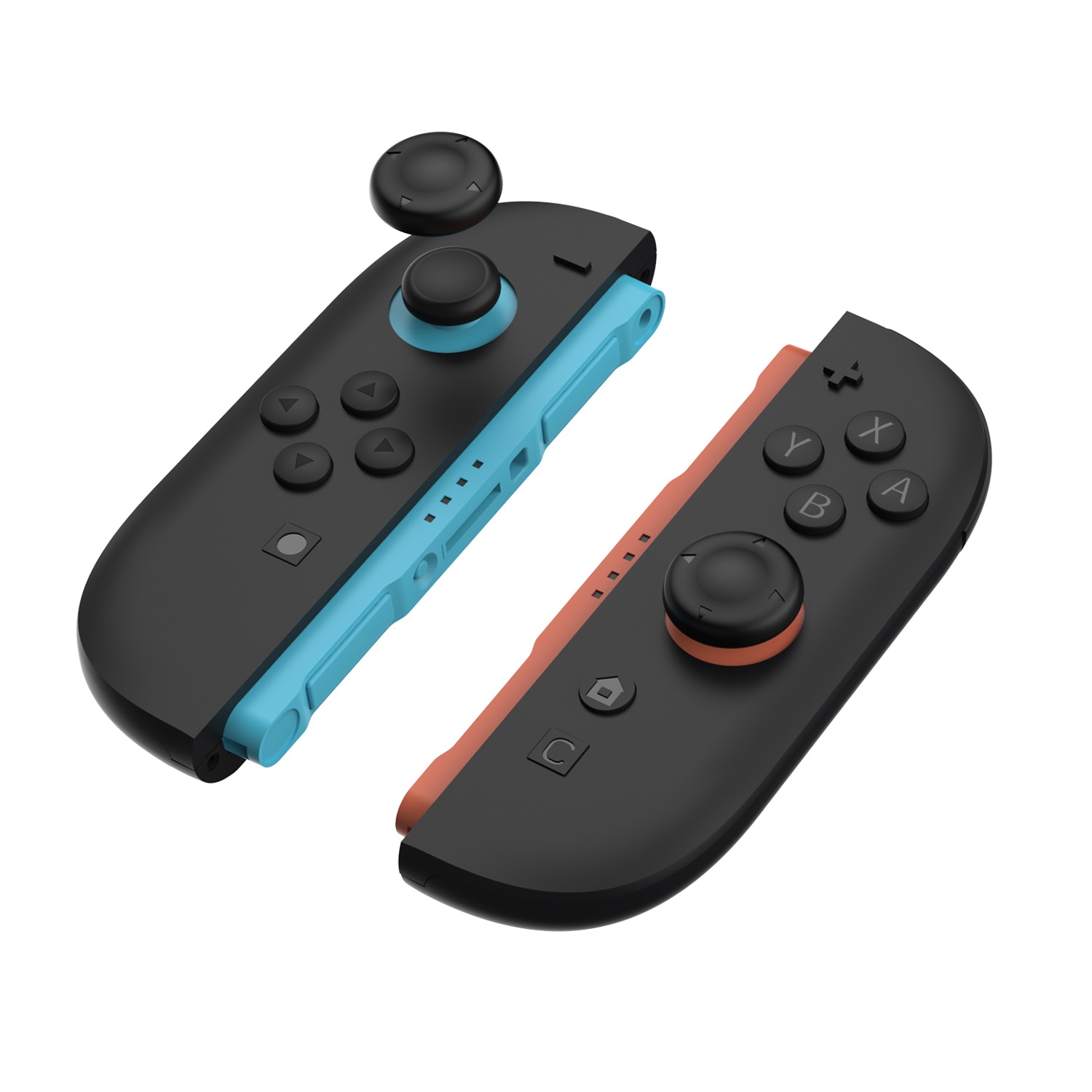 Joystick Knappskydd Silikon Nintendo Switch 2 (6-pack) svart