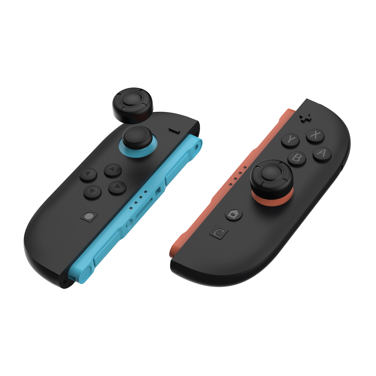 Joystick Knappskydd Silikon Nintendo Switch 2 (6-pack) svart