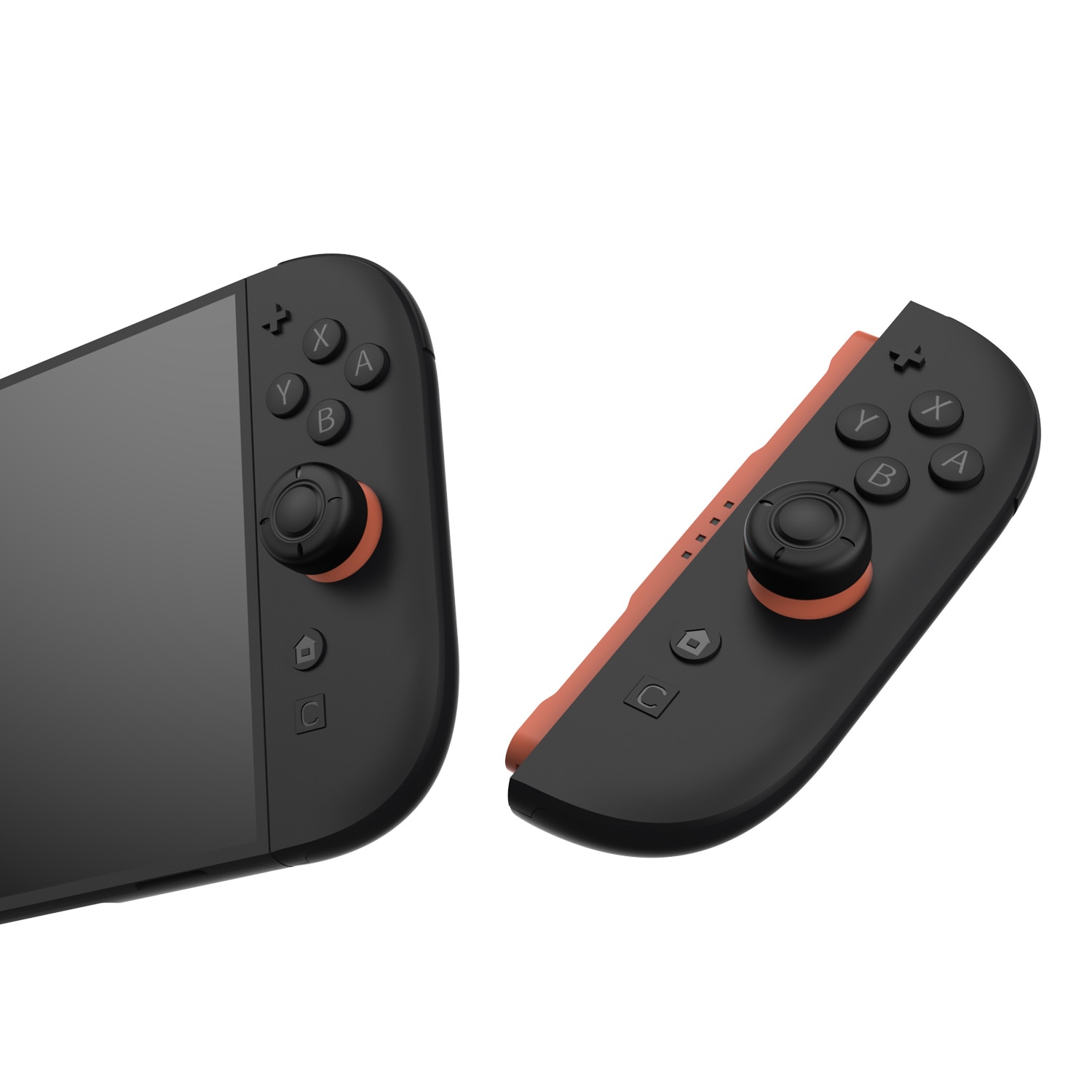 Joystick Knappskydd Silikon Nintendo Switch 2 (6-pack) svart