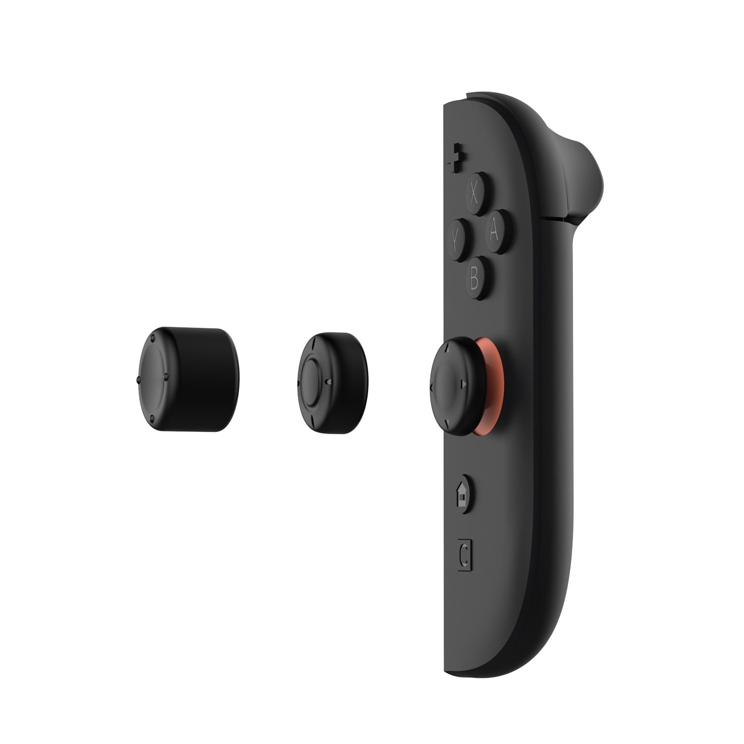 Joystick Knappskydd Silikon Nintendo Switch 2 (6-pack) svart