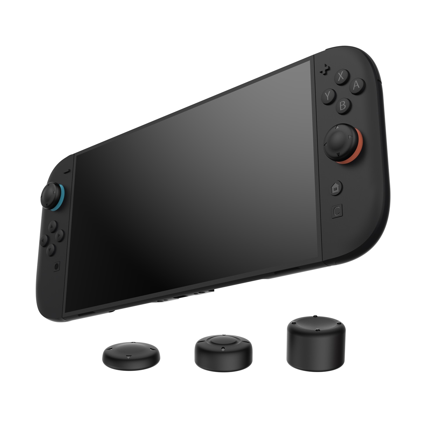 Joystick Knappskydd Silikon Nintendo Switch 2 (6-pack) svart