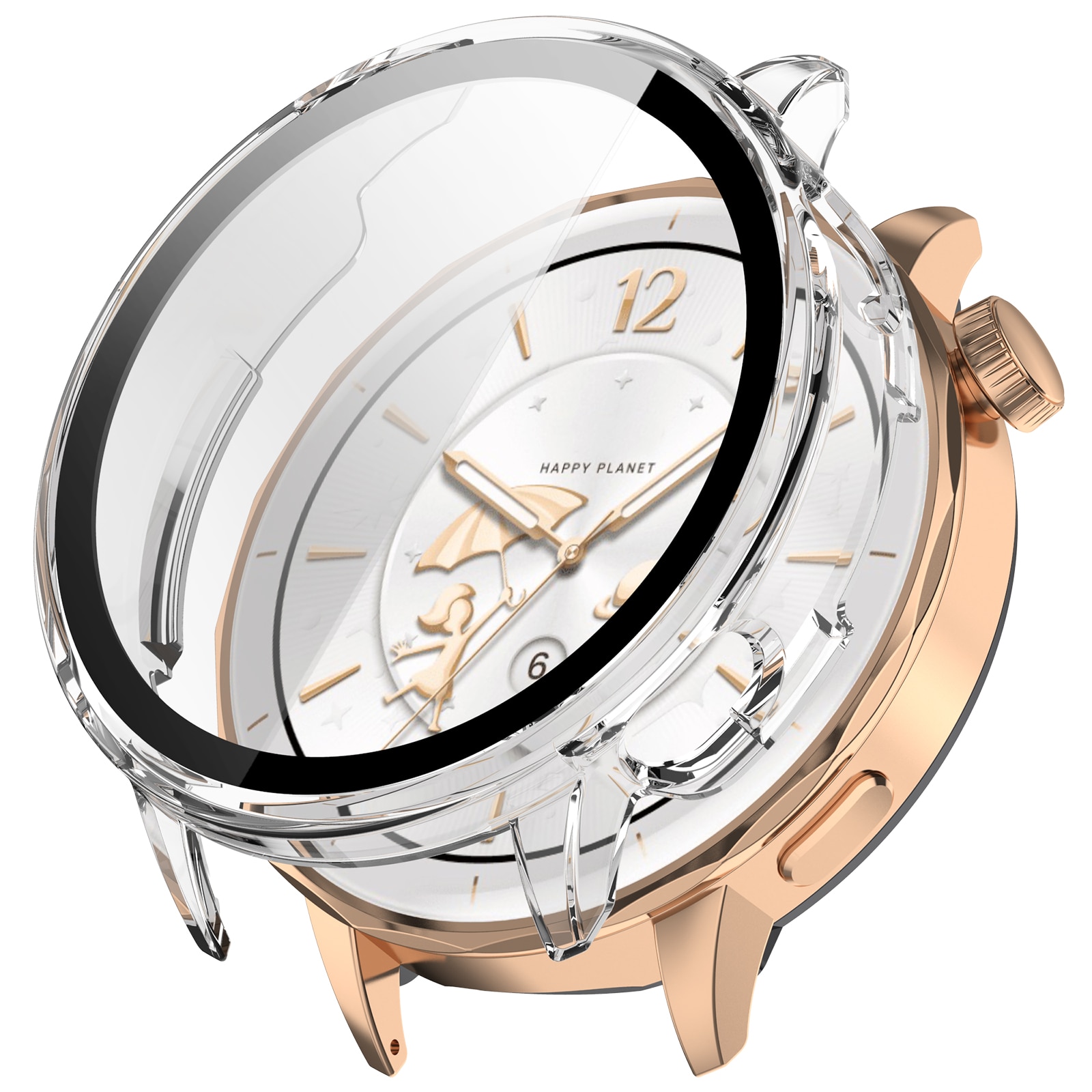 Full Cover Case  OnePlus Watch 3 43mm Genomskinlig