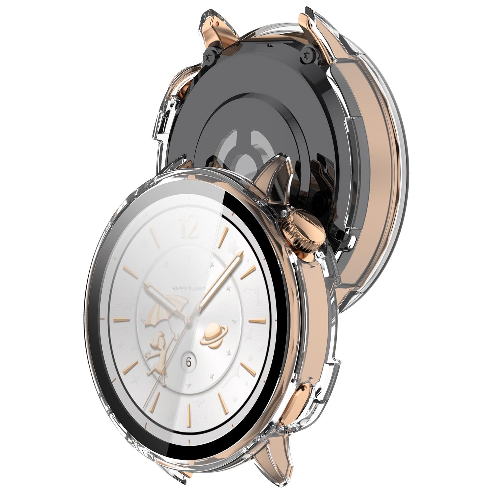 Full Cover Case  OnePlus Watch 3 43mm Genomskinlig