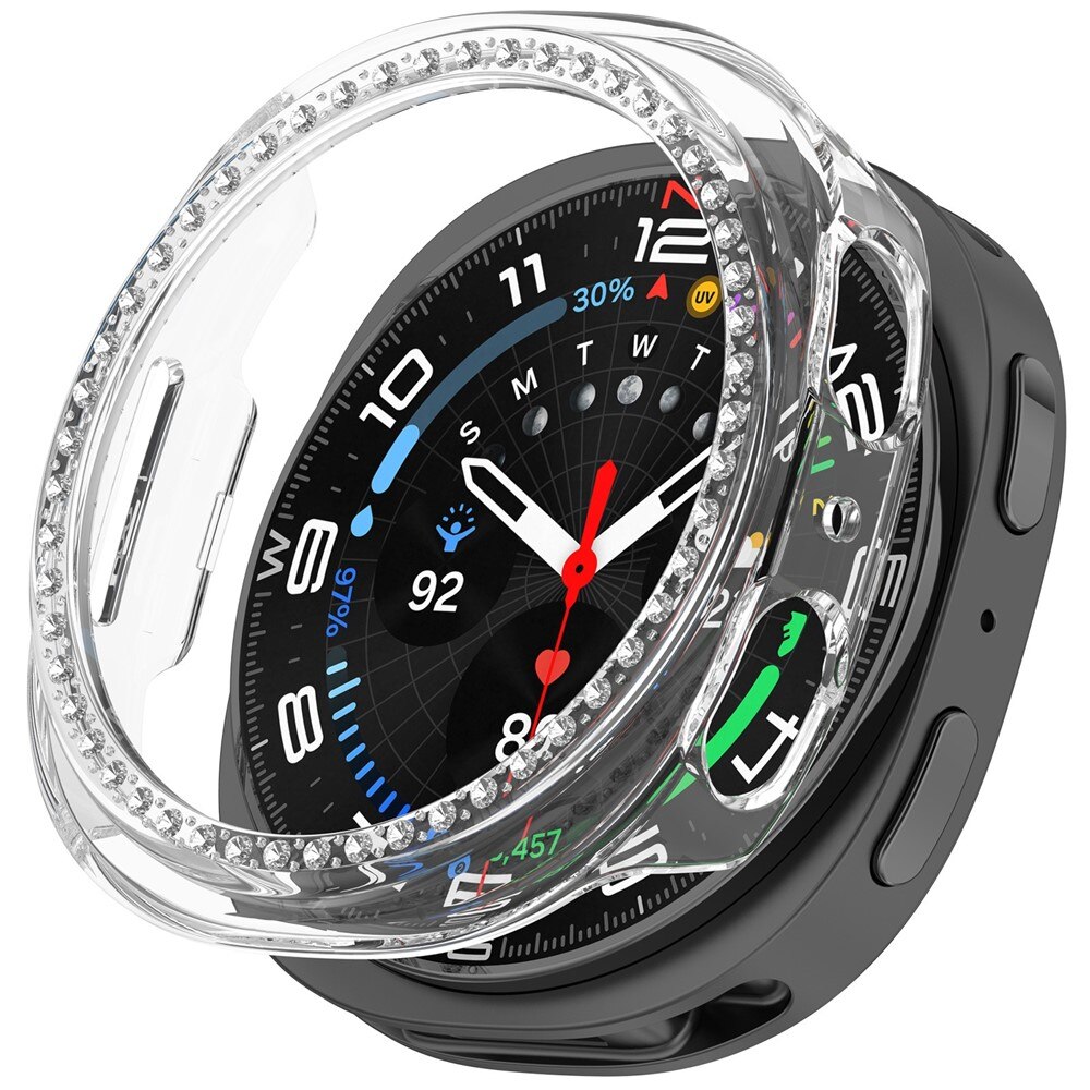 Rhinestone Skal Samsung Galaxy Watch 8 40mm Genomskinlig
