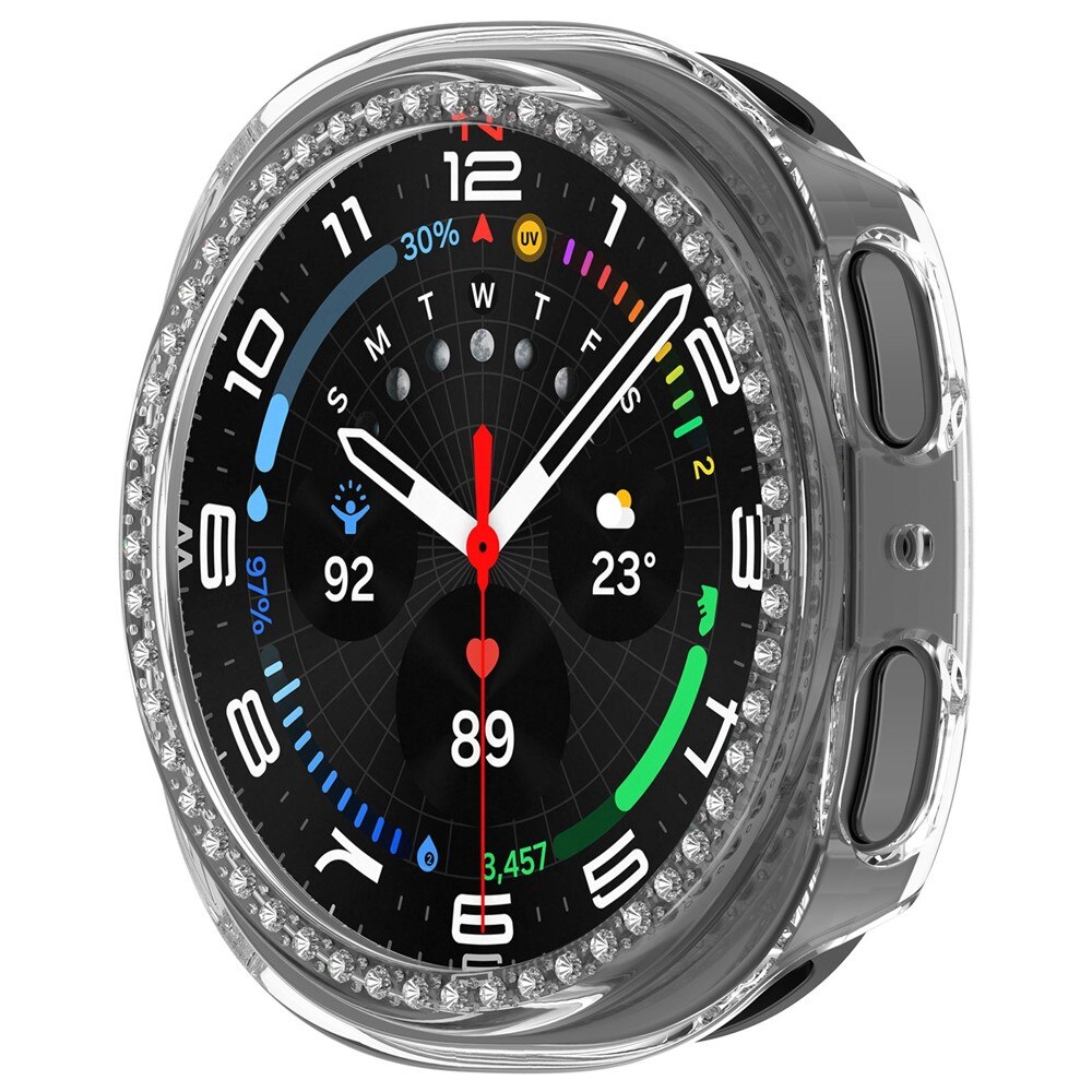 Rhinestone Skal Samsung Galaxy Watch 8 40mm Genomskinlig