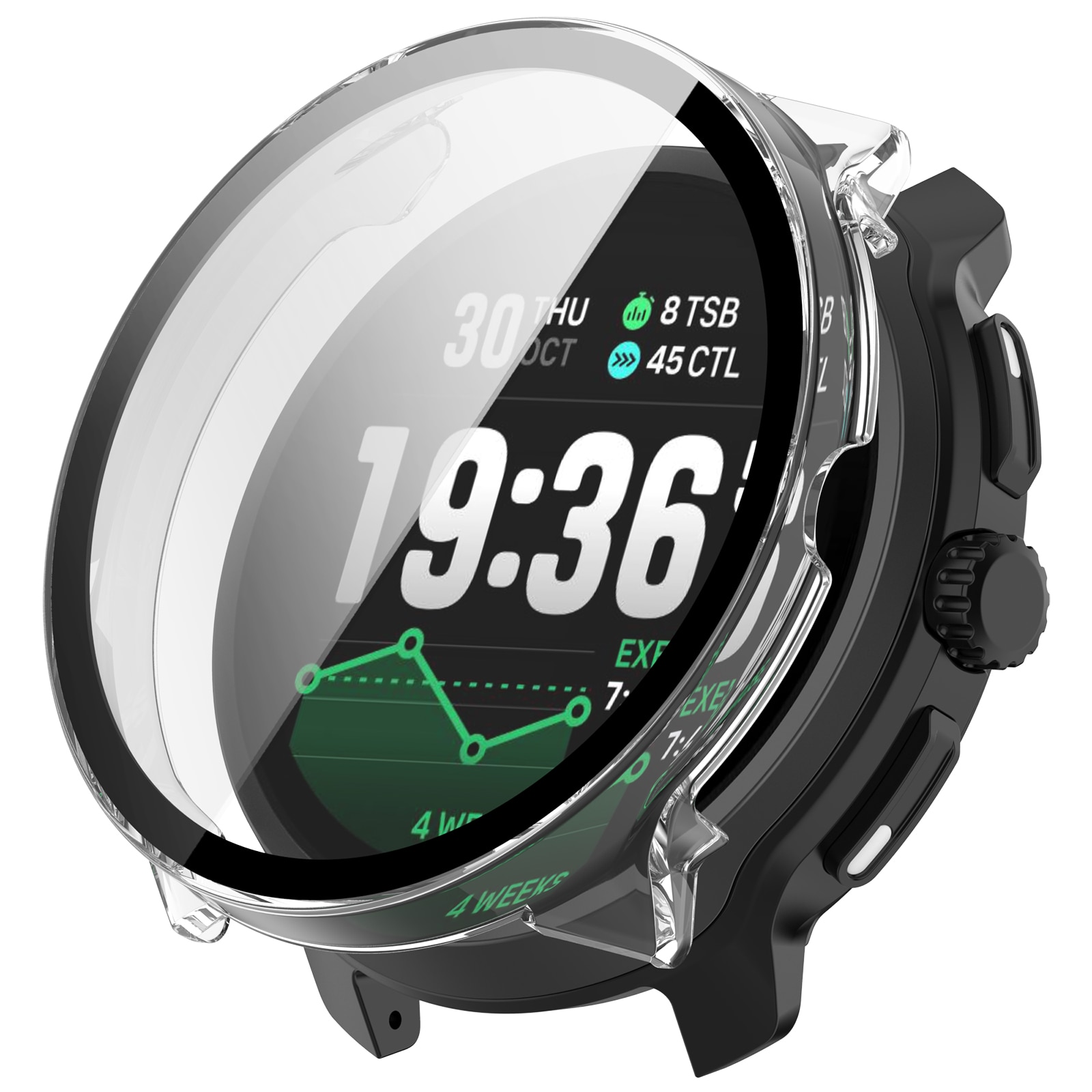 Full Cover Case Suunto Race 2 Genomskinlig