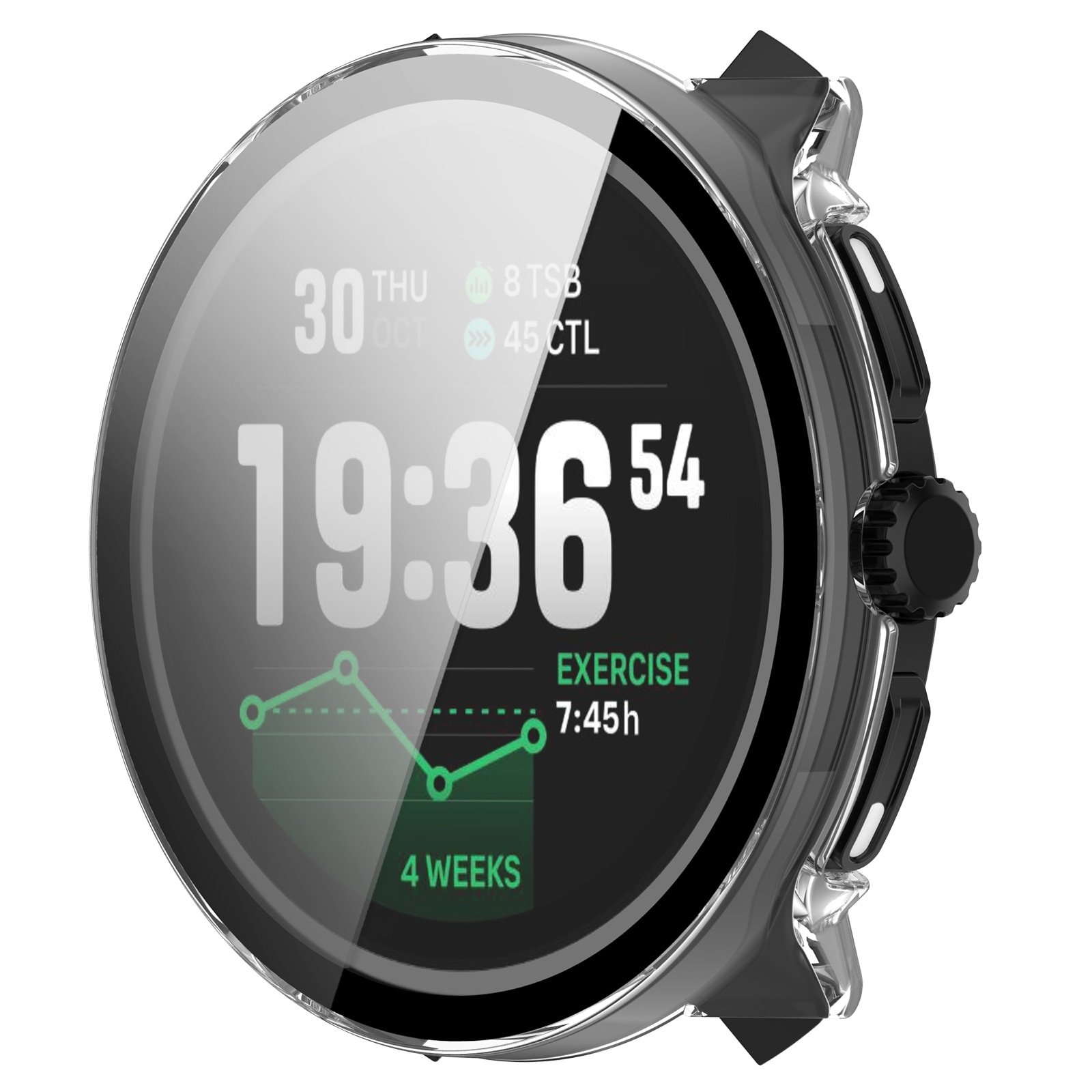 Full Cover Case Suunto Race 2 Genomskinlig
