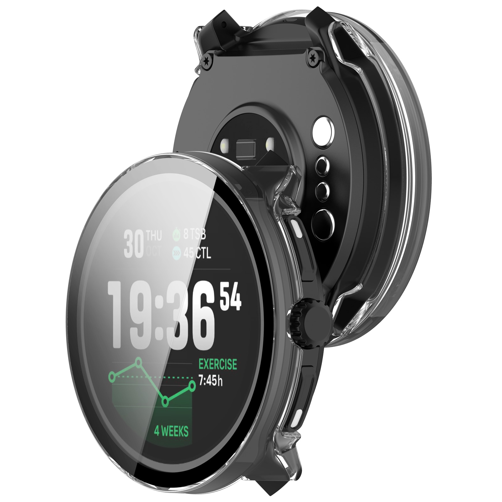 Full Cover Case Suunto Race 2 Genomskinlig