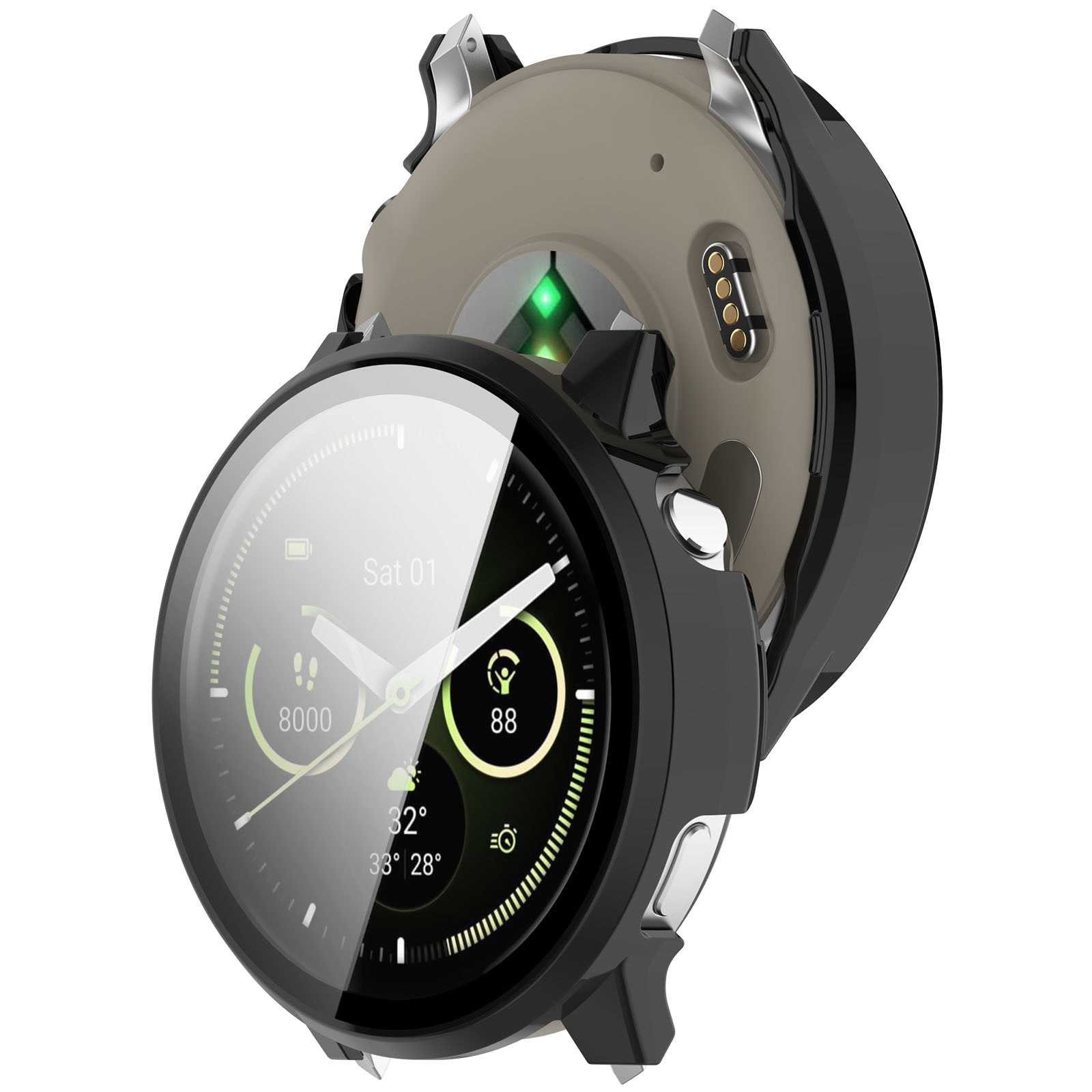 Full Cover Case Garmin Venu 4 45mm Svart