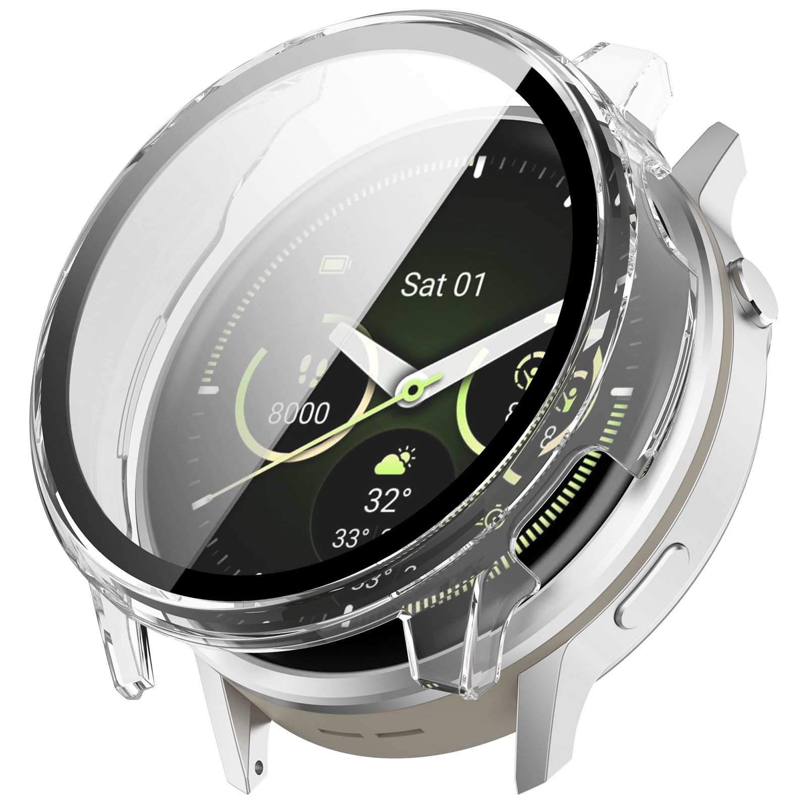 Full Cover Case Garmin Venu 4 41mm Genomskinlig