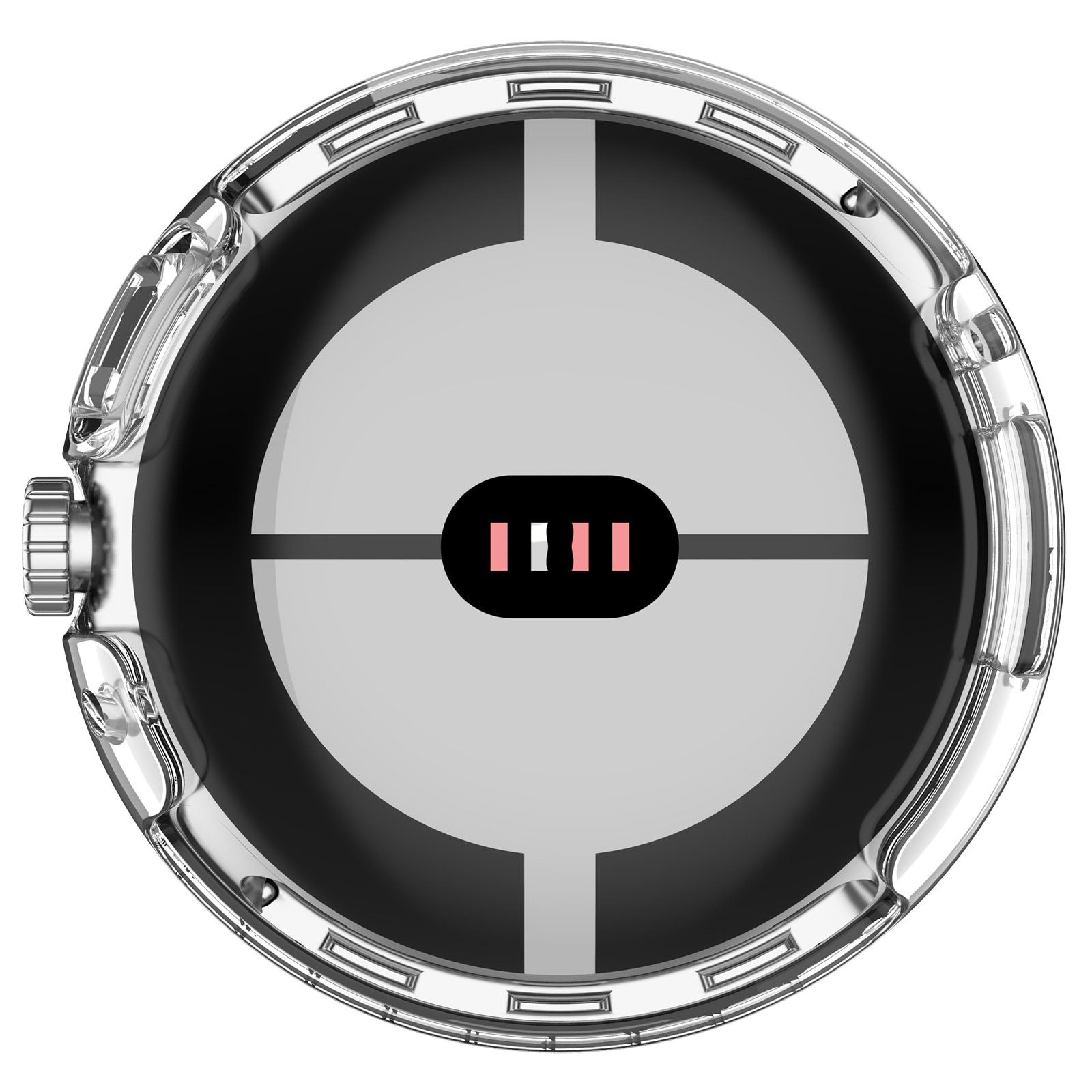 Full Cover Case Google Pixel Watch 4 41mm Genomskinlig