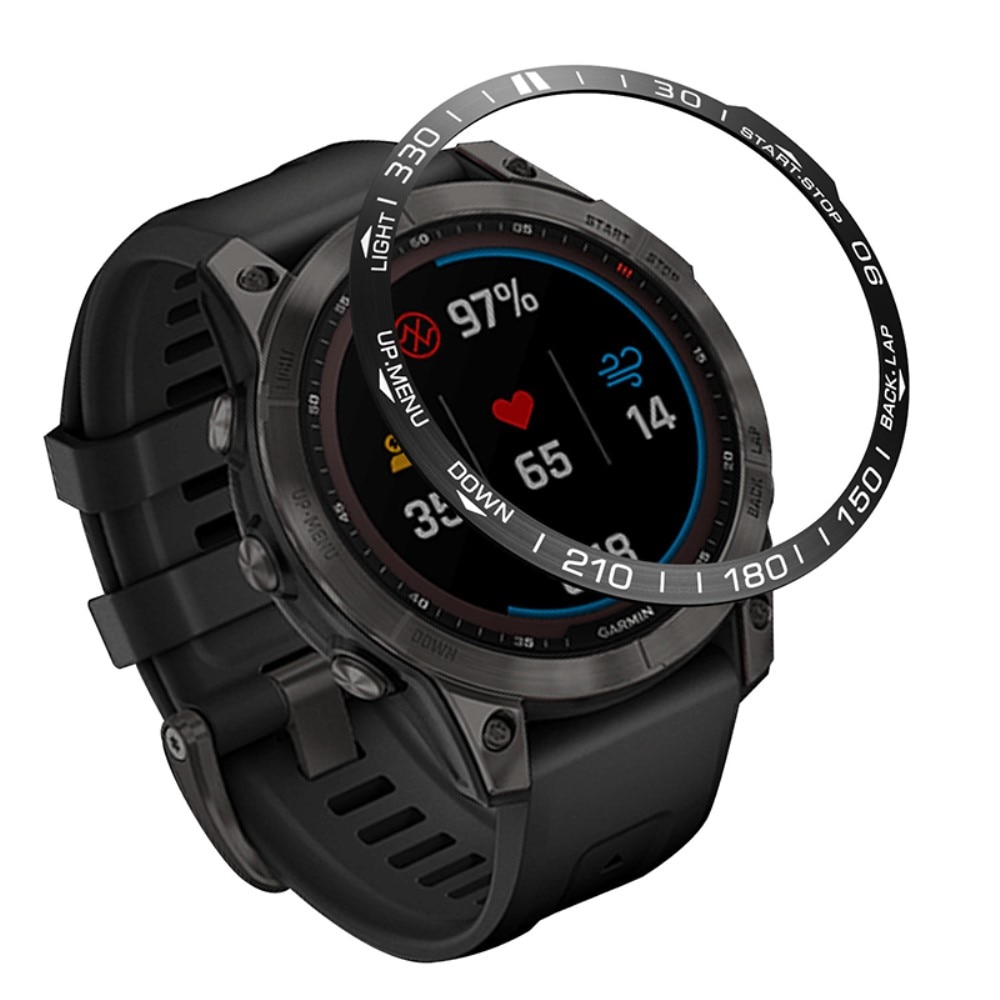 Infattning Garmin Fenix 7 svart