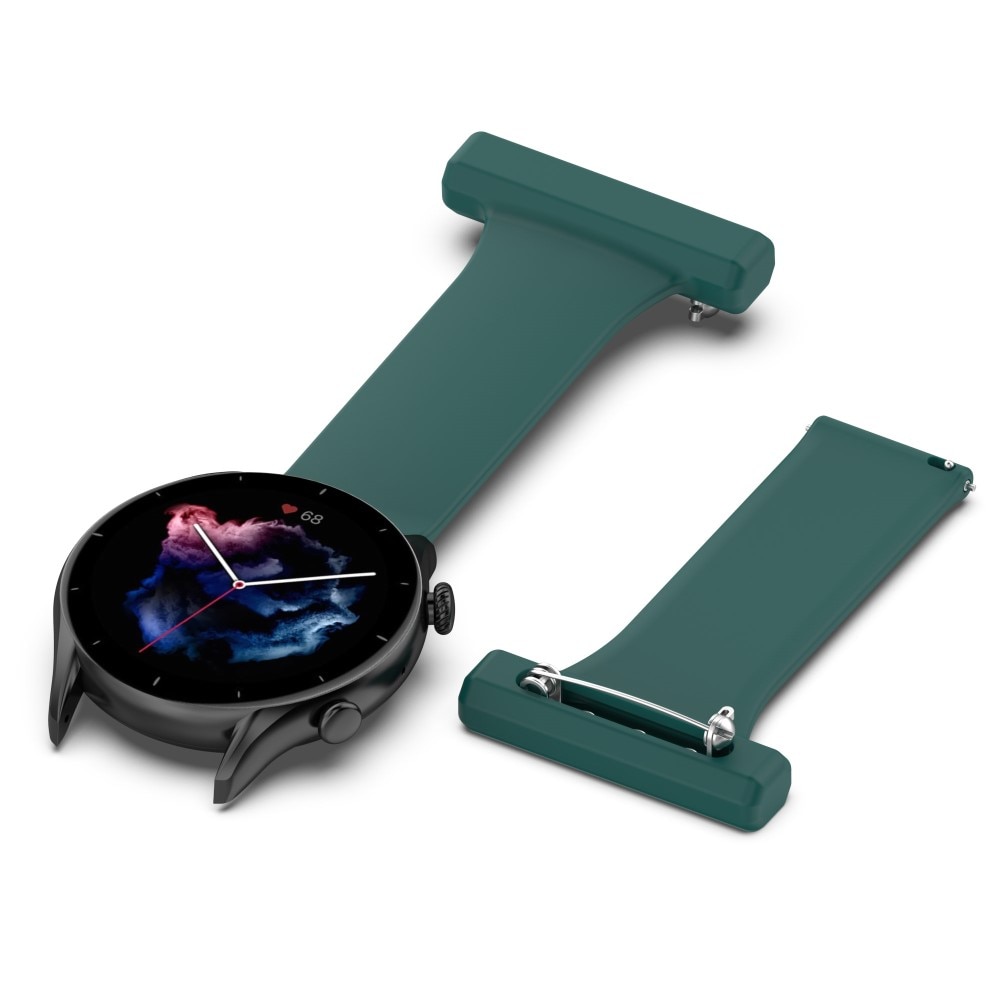 Samsung Galaxy Watch 46mm/45 mm sjuksköterskeklocka rem mörkgrön