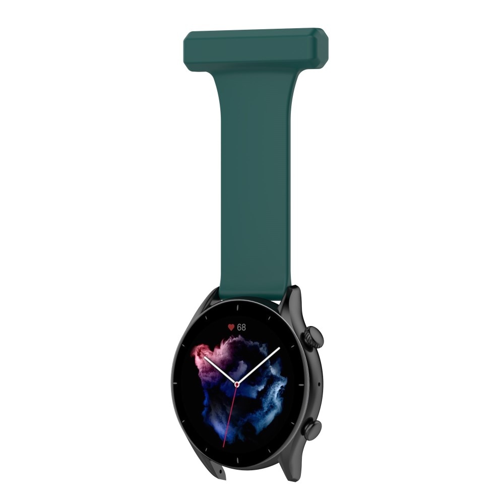 Samsung Galaxy Watch 46mm/45 mm sjuksköterskeklocka rem mörkgrön