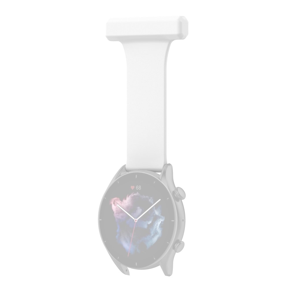 Samsung Galaxy Watch 46mm/45 mm sjuksköterskeklocka rem vit