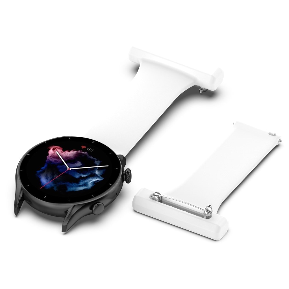 Samsung Galaxy Watch 46mm/45 mm sjuksköterskeklocka rem vit