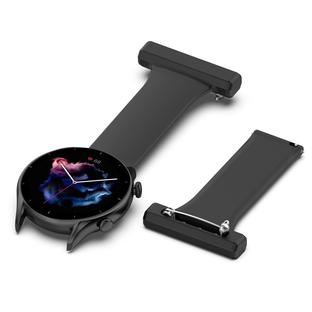 Samsung Galaxy Watch 46mm/45 mm sjuksköterskeklocka rem svart