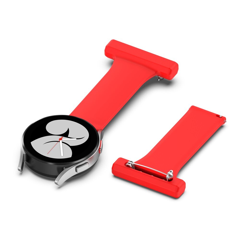 Samsung Galaxy Watch 4 40mm sjuksköterskeklocka rem röd