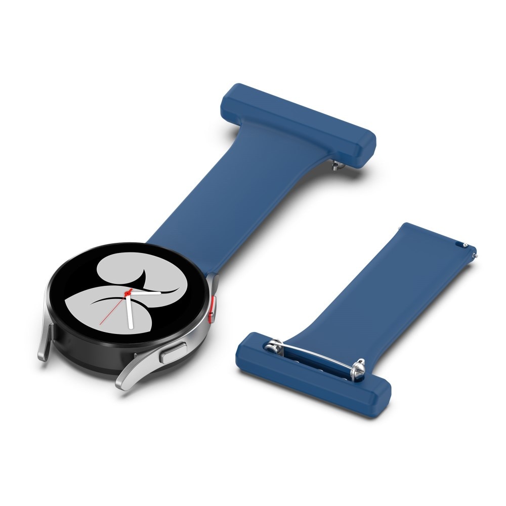 Samsung Galaxy Watch 4 40/42/44/46 mm sjuksköterskeklocka rem blå