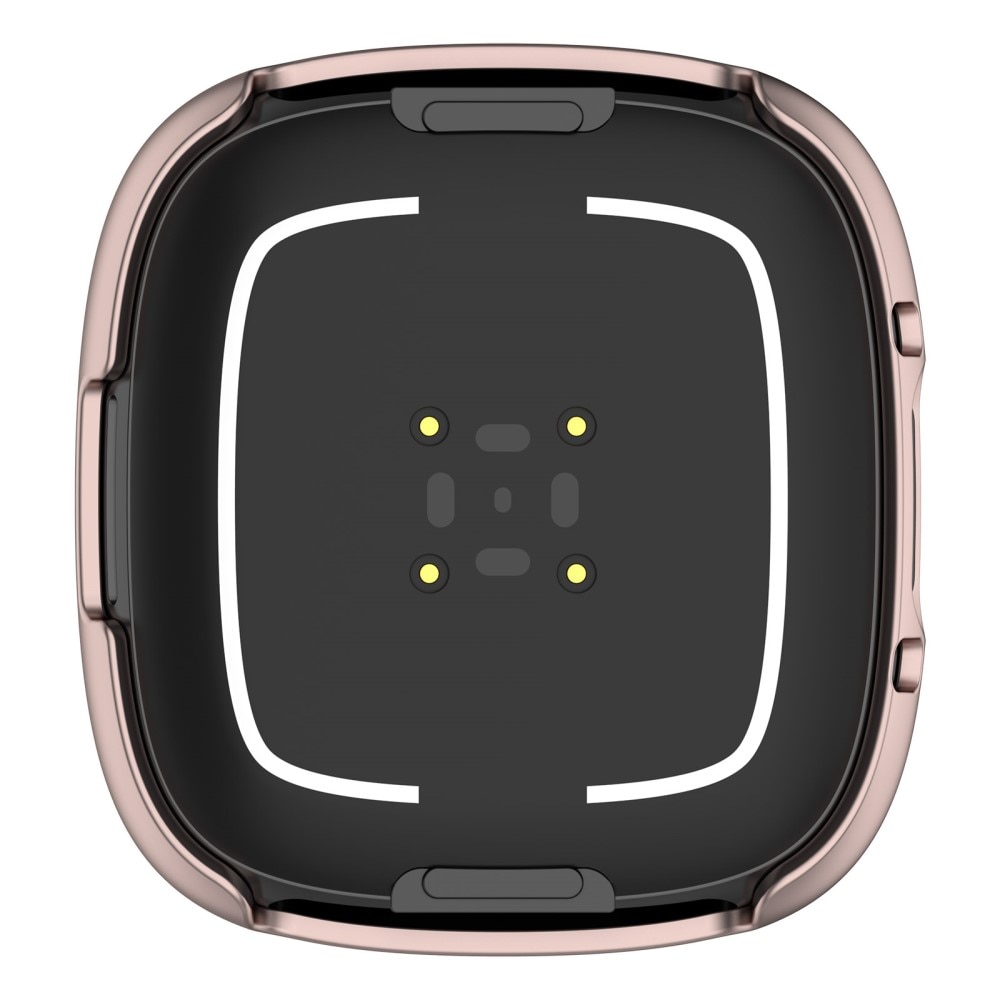 Full Cover Case Fitbit Sense 2 roséguld