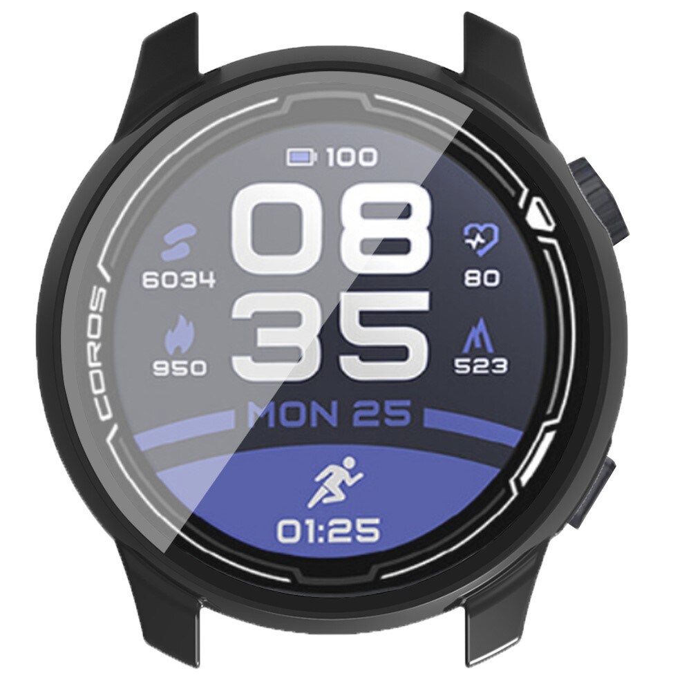 Full Cover Case Coros Pace 2 Svart