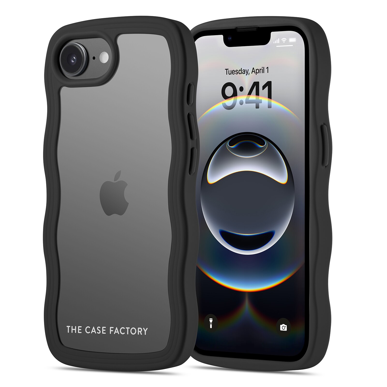 The Wave Case iPhone 16e Svart
