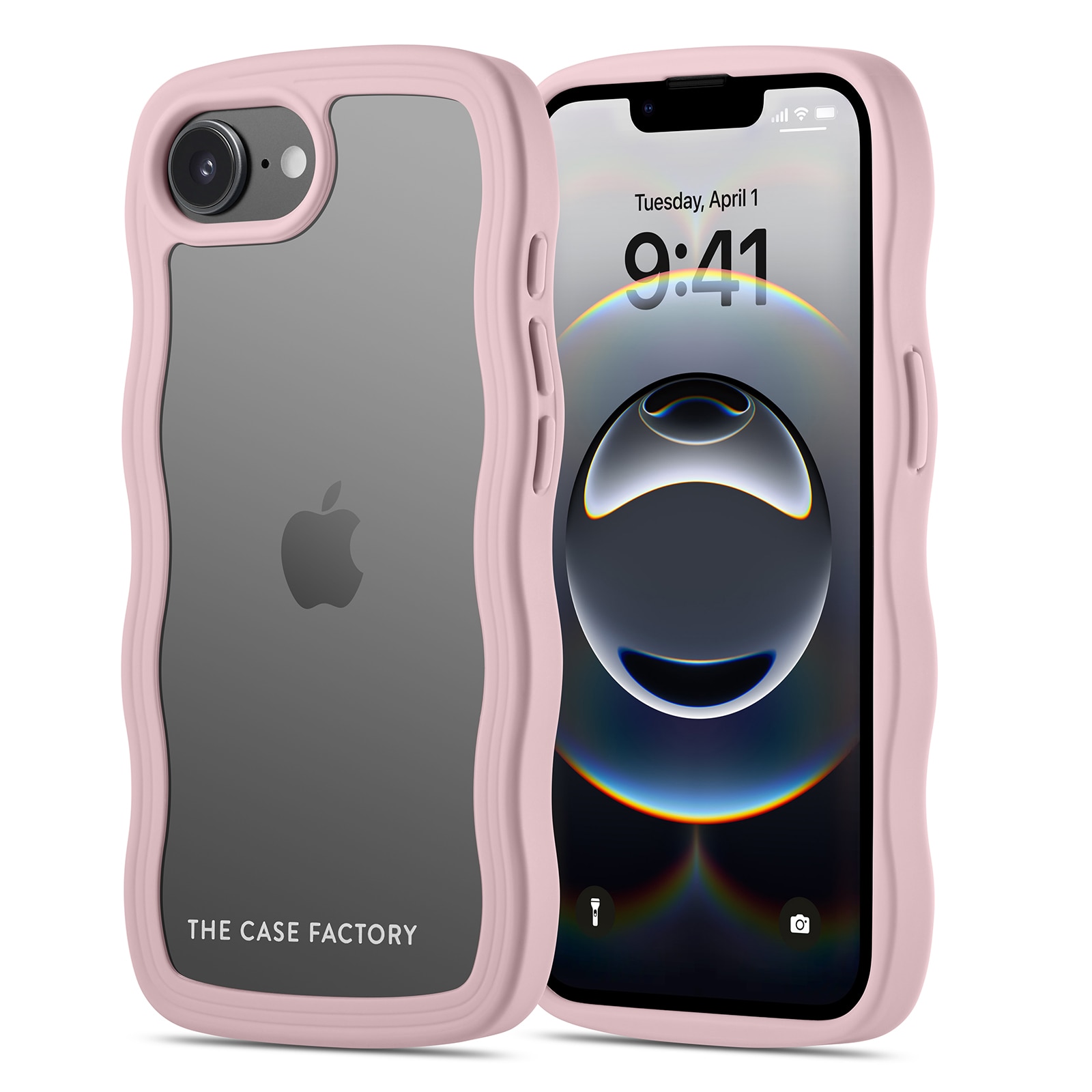 The Wave Case iPhone 16e Rosa