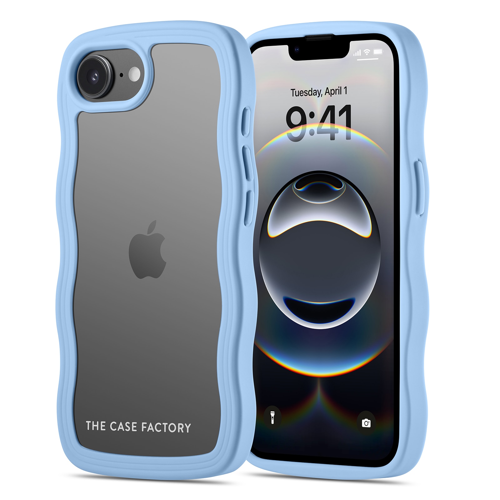 The Wave Case iPhone 16e Blå