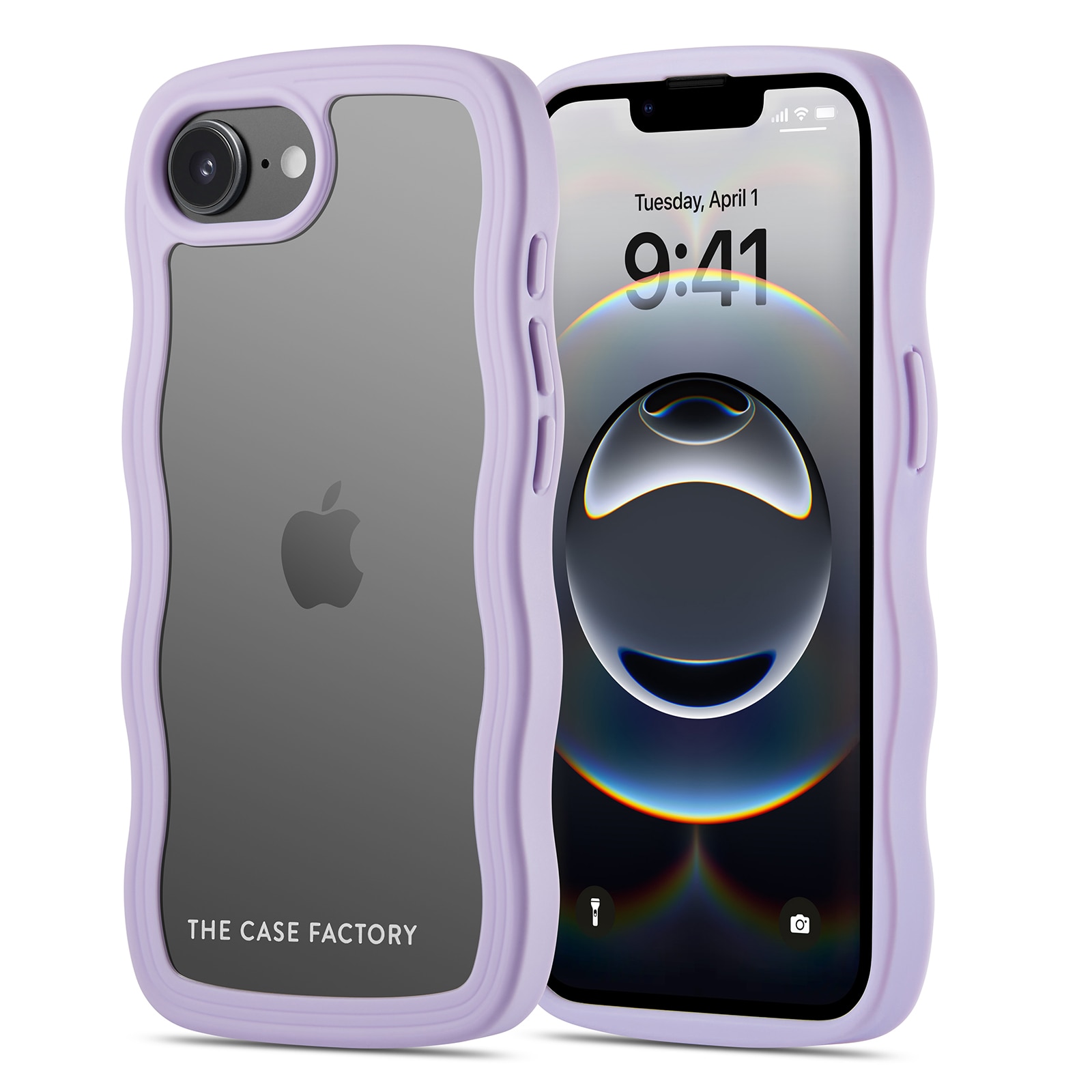 The Wave Case iPhone 16e Lila