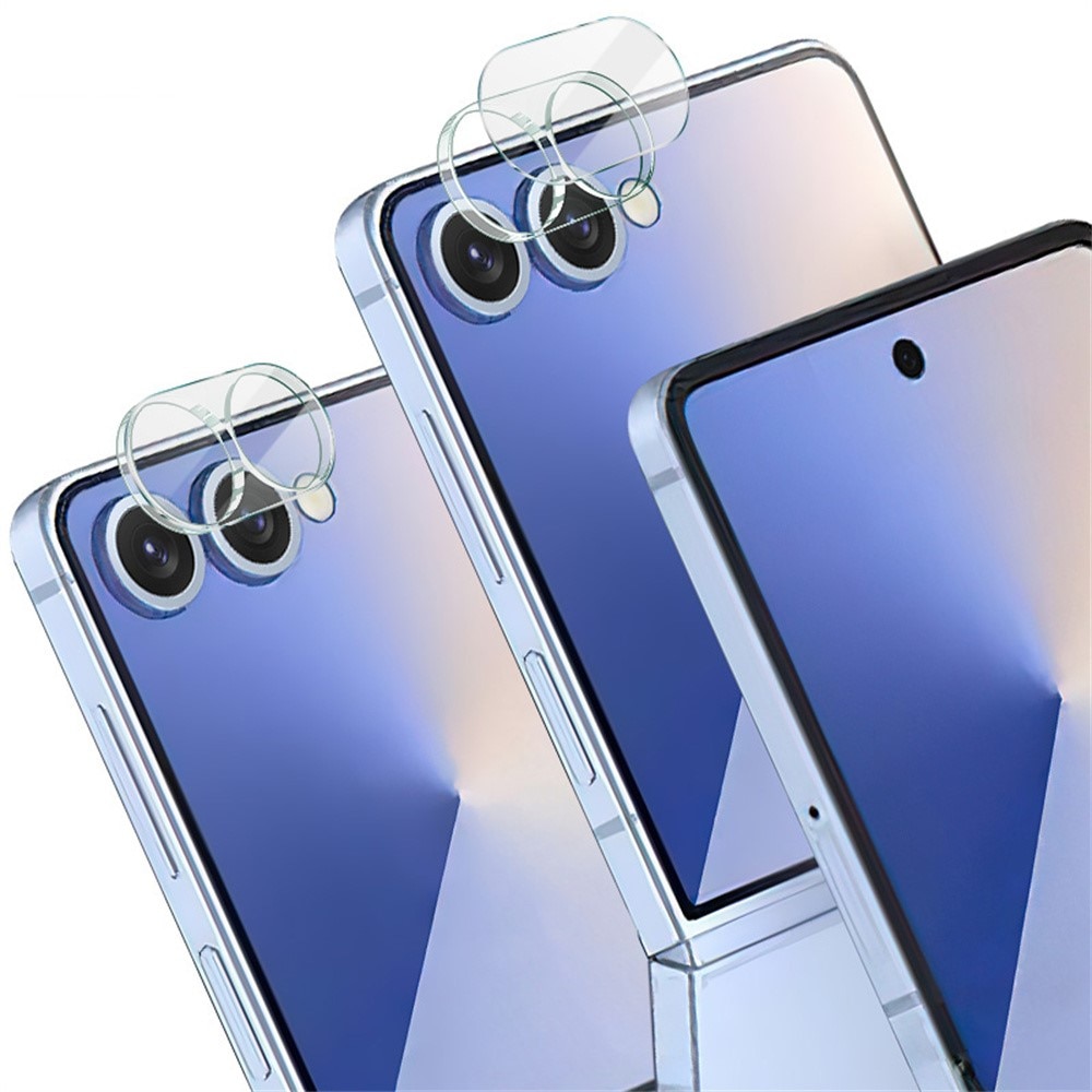 Härdat Glas 0.2mm Linsskydd Samsung Galaxy Z Flip 7 Genomskinlig