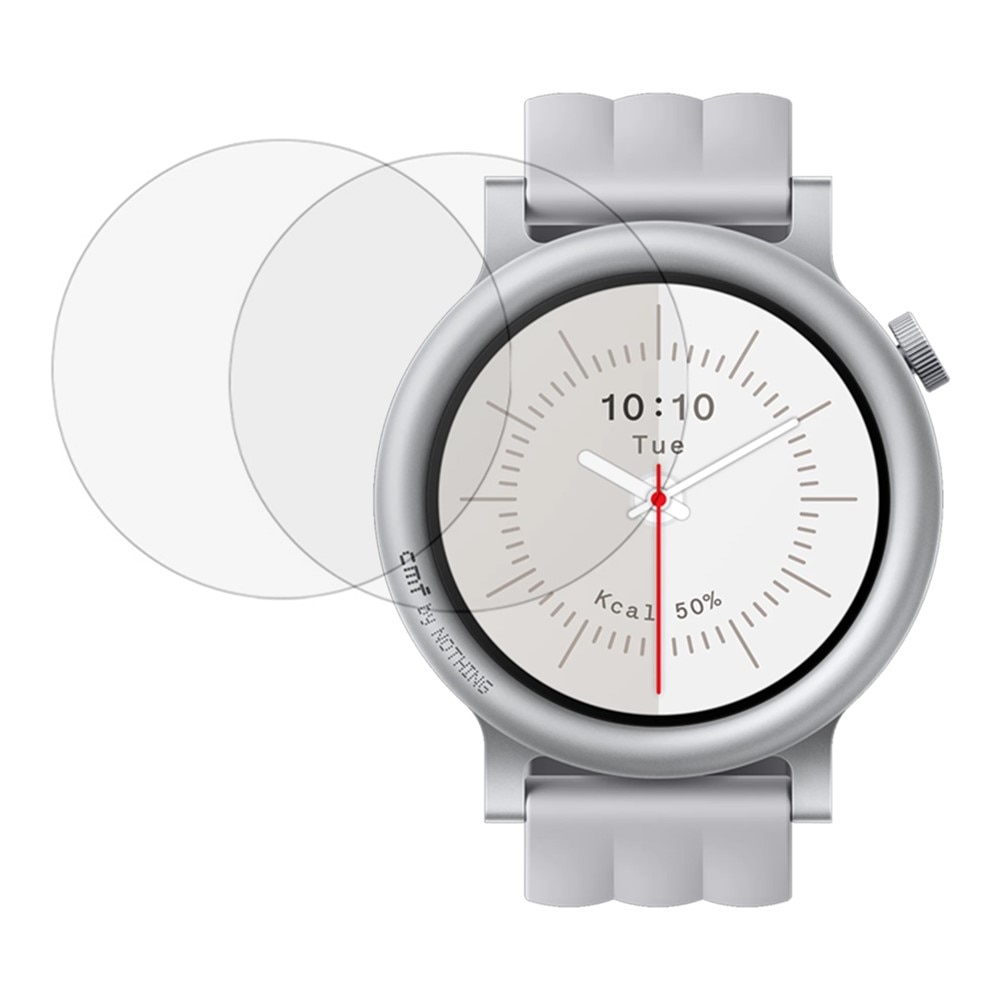2-Pack härdat Glas 0.3mm Skärmskydd CMF by Nothing CMF Watch 3 Pro