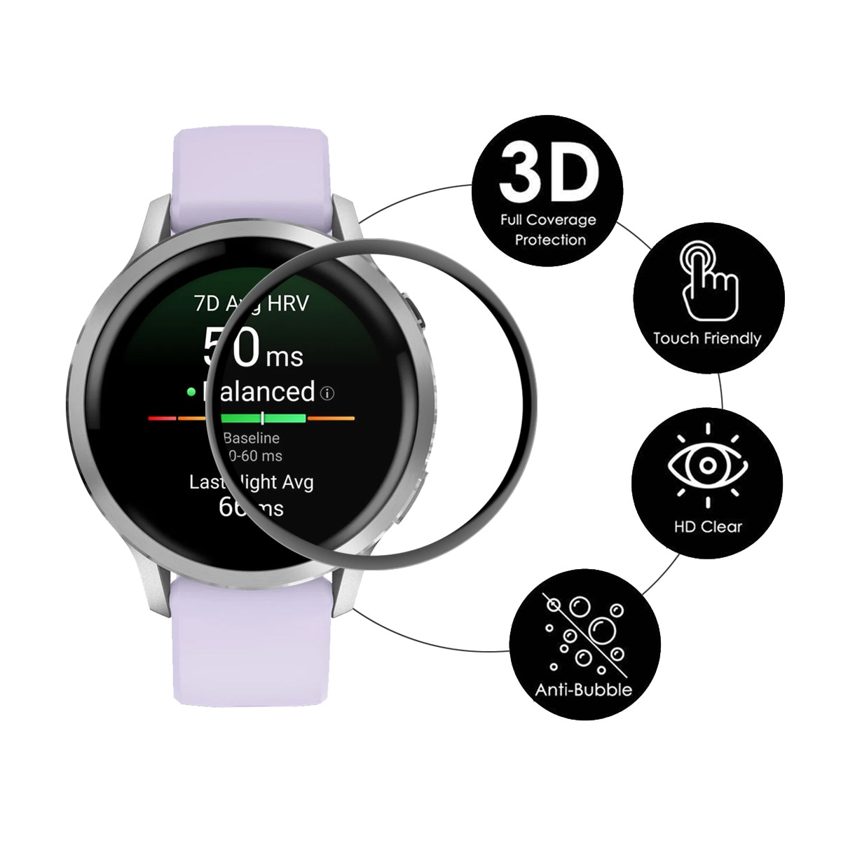 Garmin Venu 4 41mm Plexiglas Skärmskydd