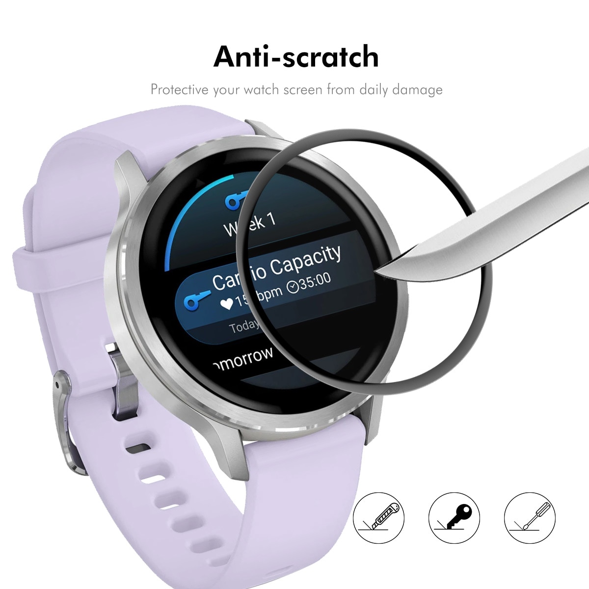 Garmin Venu 4 41mm Plexiglas Skärmskydd