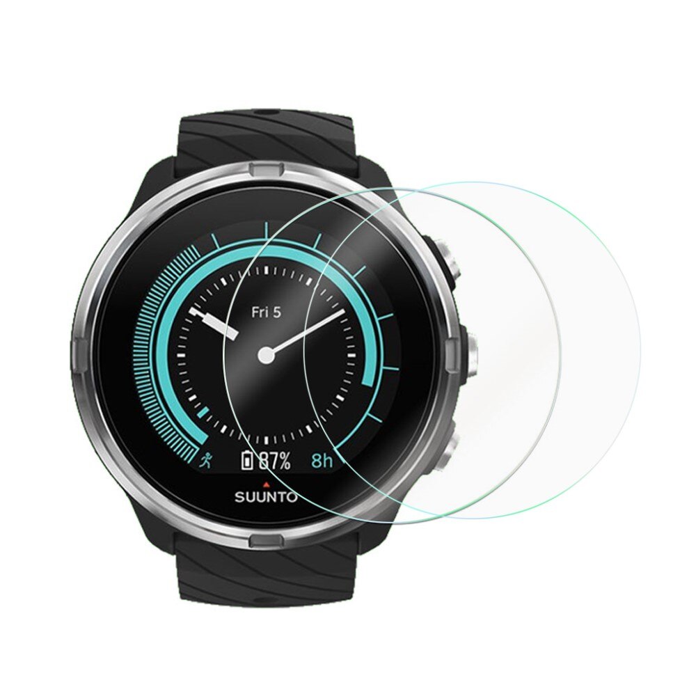 2-Pack härdat Glas 0.3mm Skärmskydd Suunto 9 Peak Pro