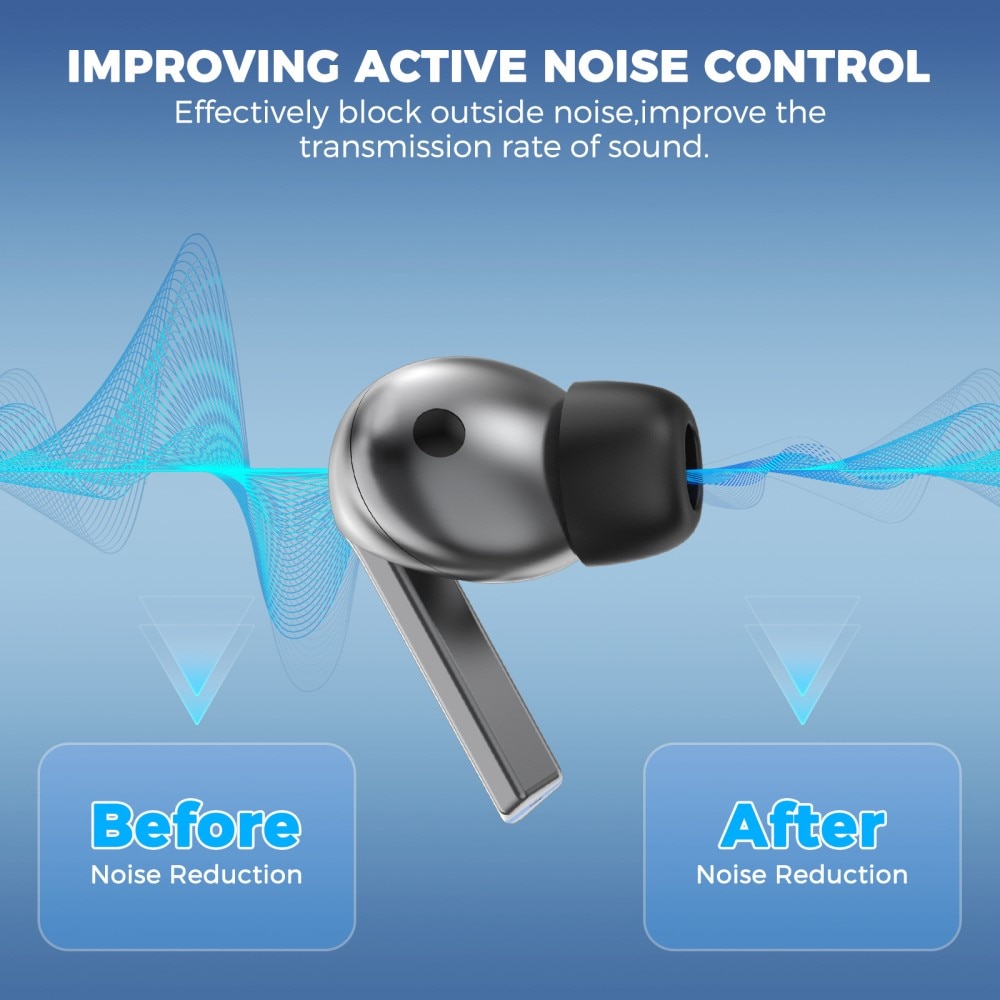Memory Foam Ear Tips (3-pack) Samsung Galaxy Buds 3 Pro svart