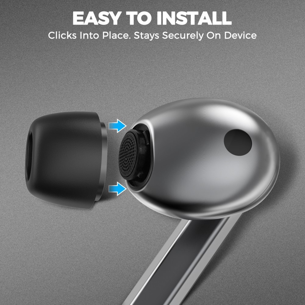 Memory Foam Ear Tips (3-pack) Samsung Galaxy Buds 3 Pro svart