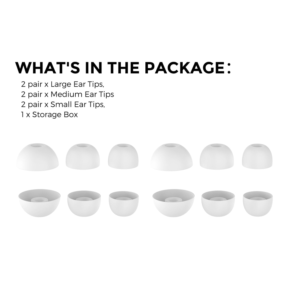 Ear Tips (3-pack) Beats Studio Buds Plus Vit