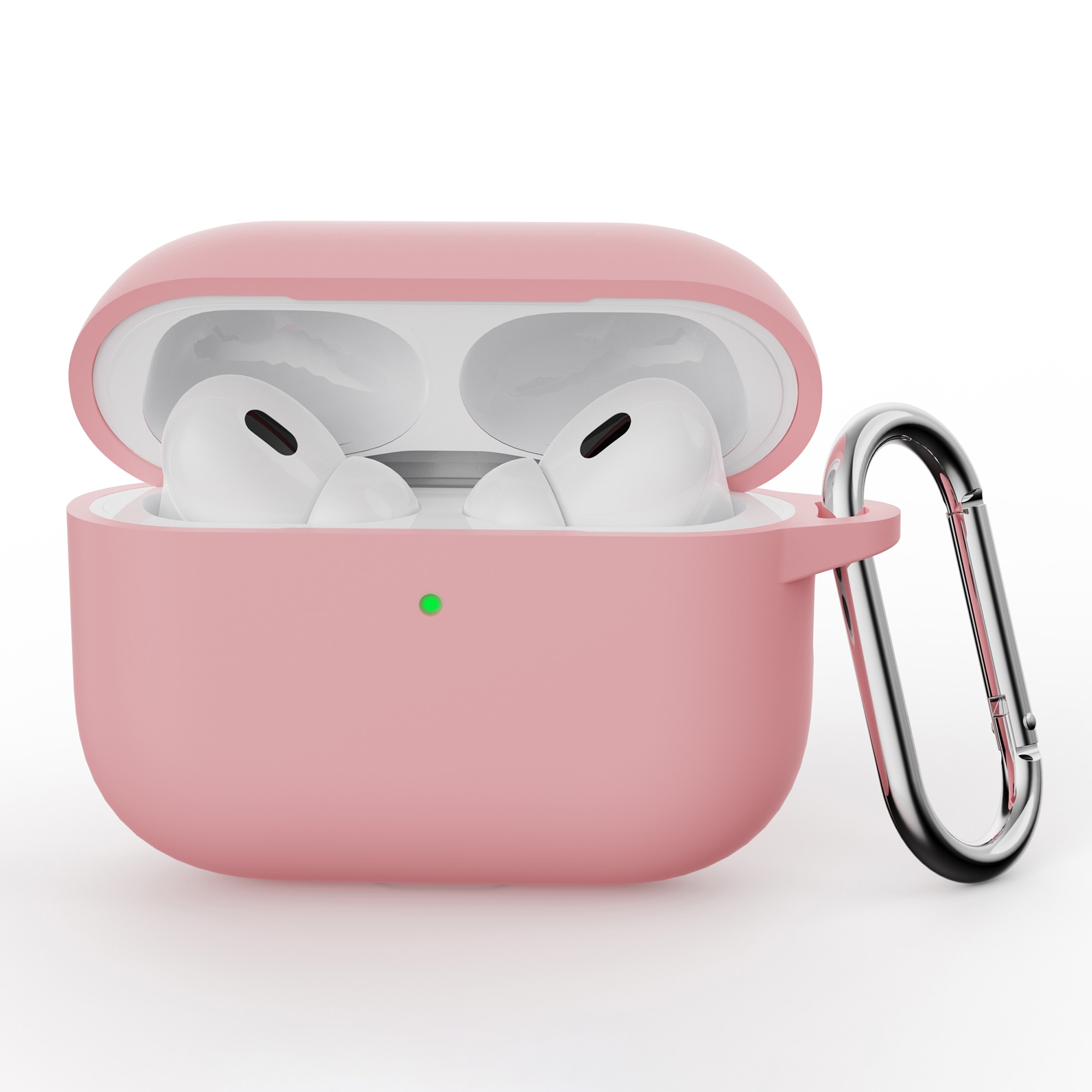 Silikonskal med karbinhake Apple AirPods Pro 3 Rosa