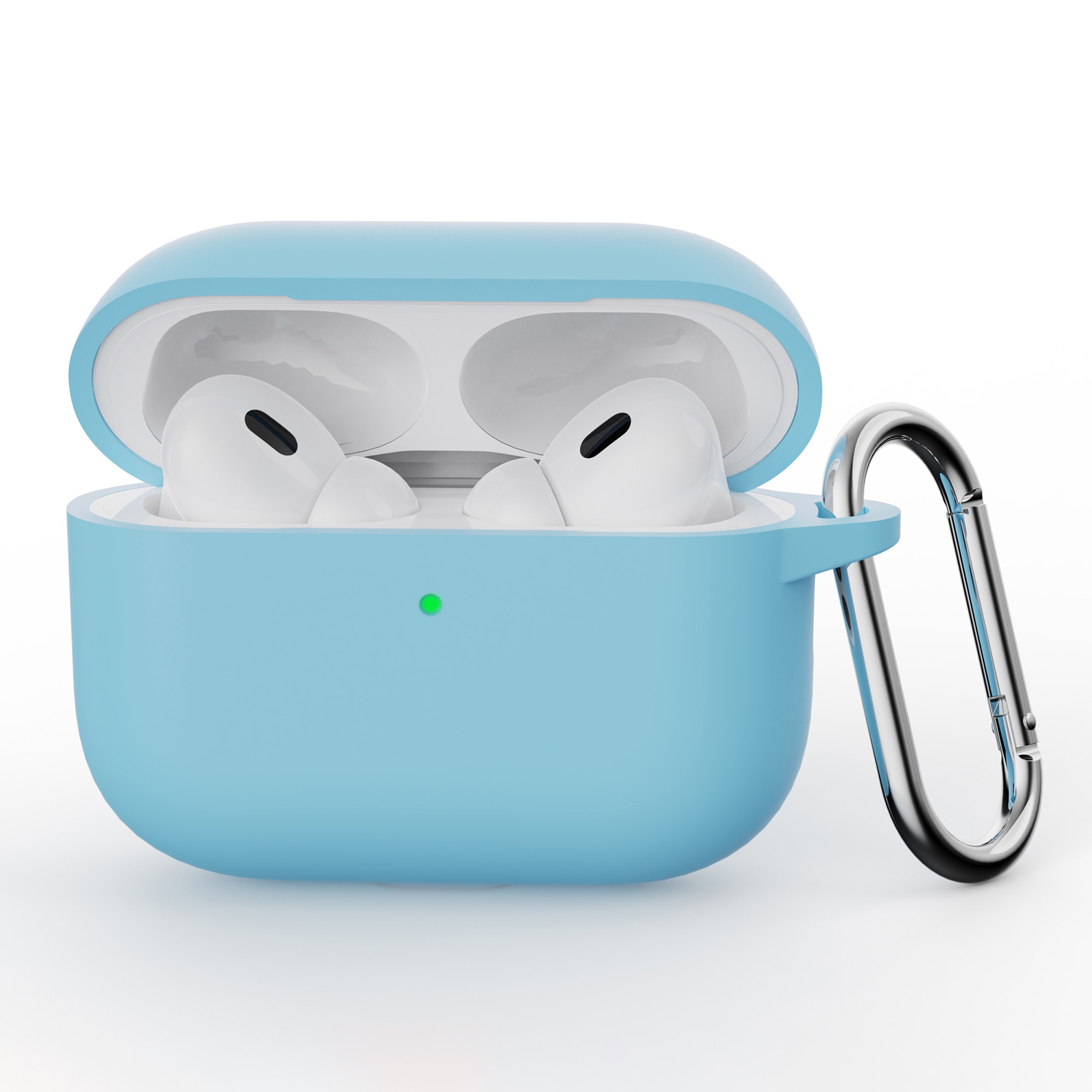 Silikonskal med karbinhake Apple AirPods Pro 3 Blå