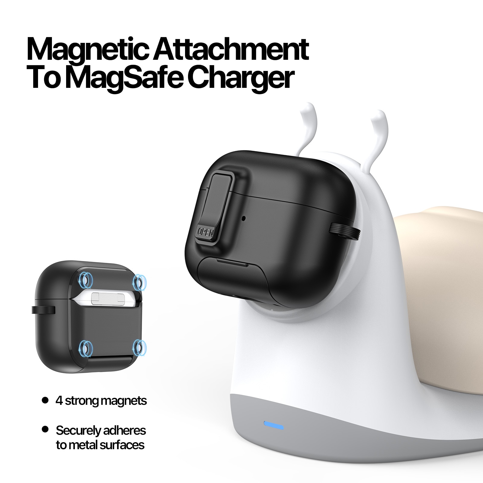 PECQ Series Skal Apple AirPods Pro 3 Svart
