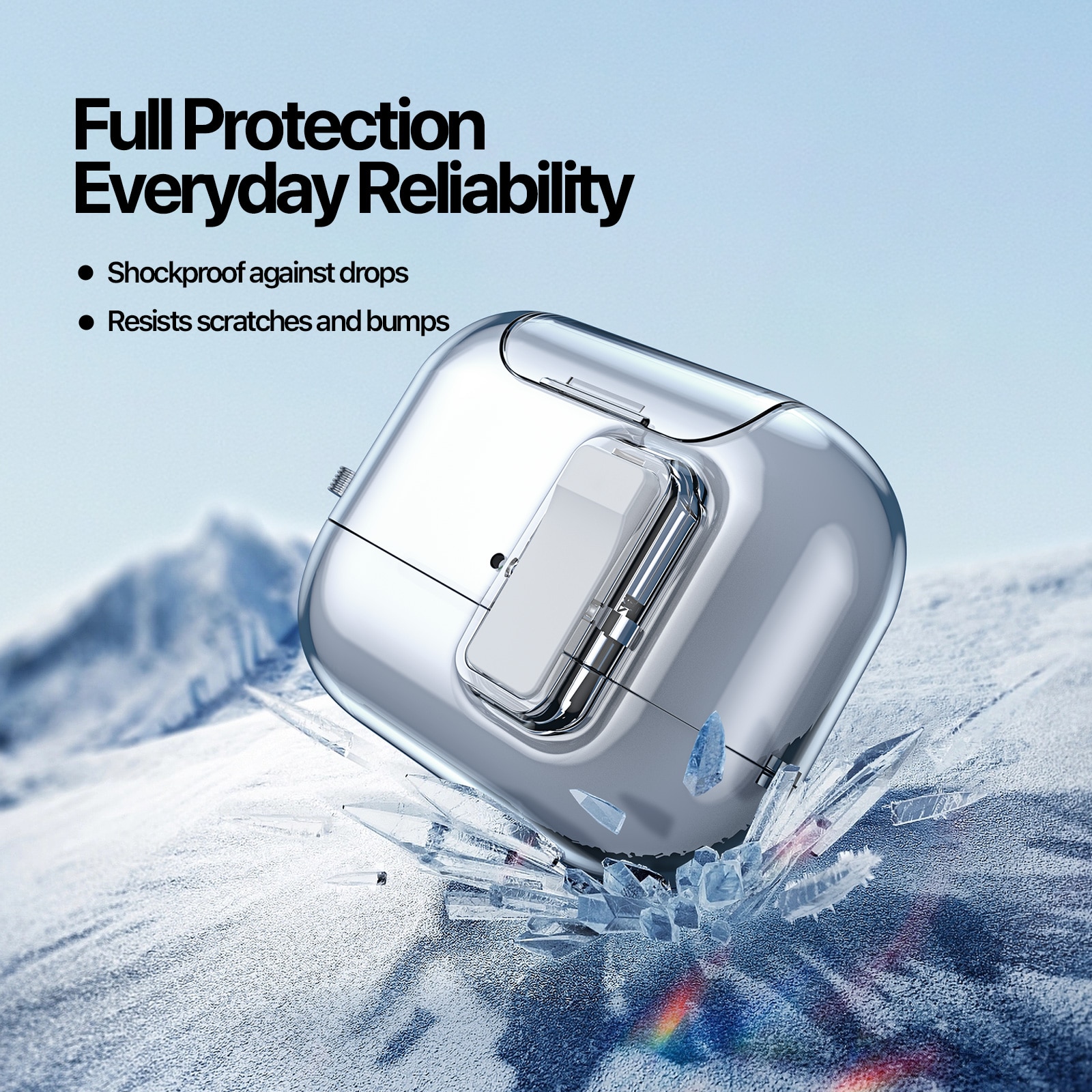 PECQ Series Skal Apple AirPods Pro 3 Genomskinlig